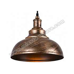 Copper color retro 1950s diner iron round pendant lights8943, round copper/black/white iron american diner/bar pendant lights-1950s diner furniture pendant light R-8943