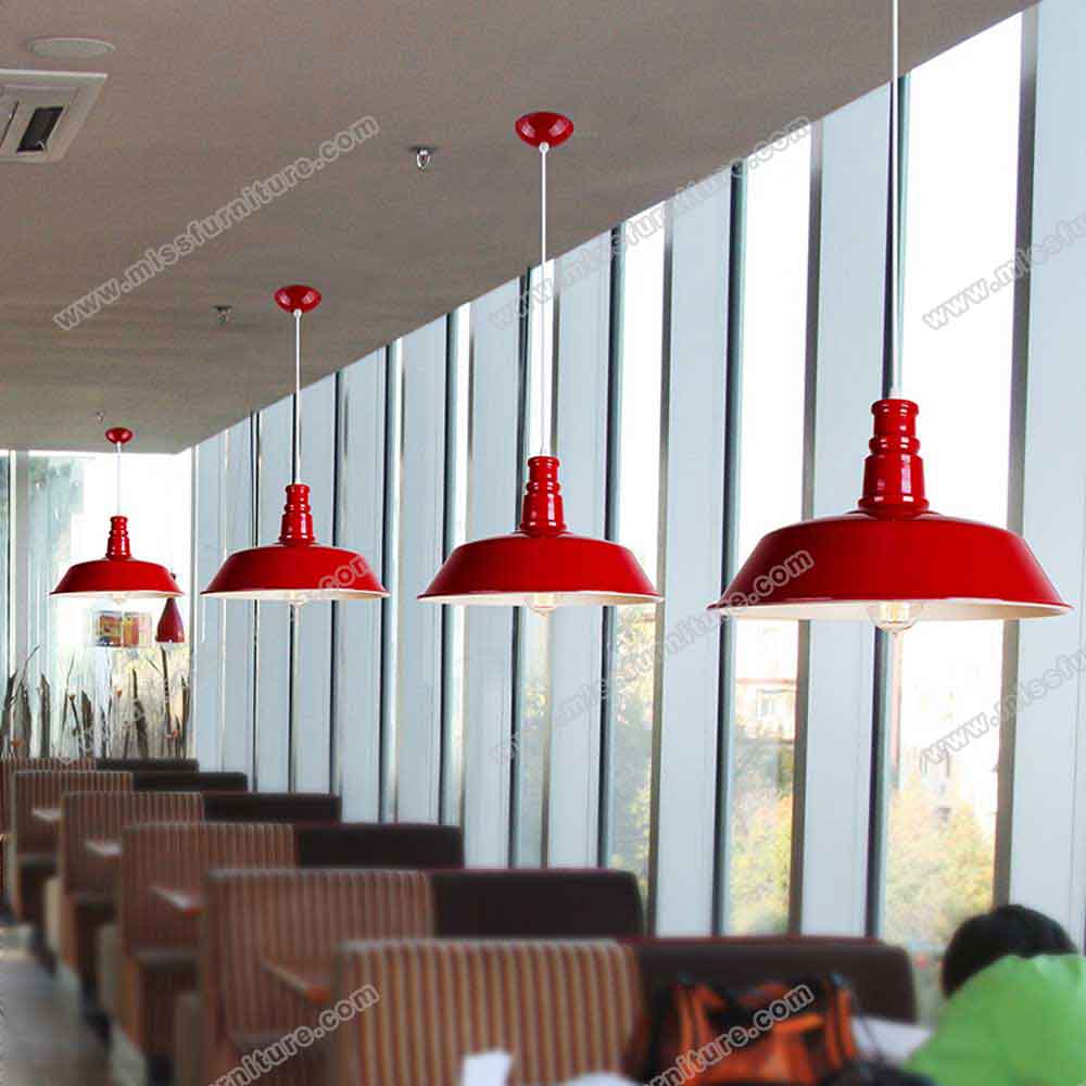 Classic Red/white/black/green iron american retro diner pendant lights 8940, colorful 1950s diner iron LED pendant lights
,American 1950s retro diner pendant lights R-89403