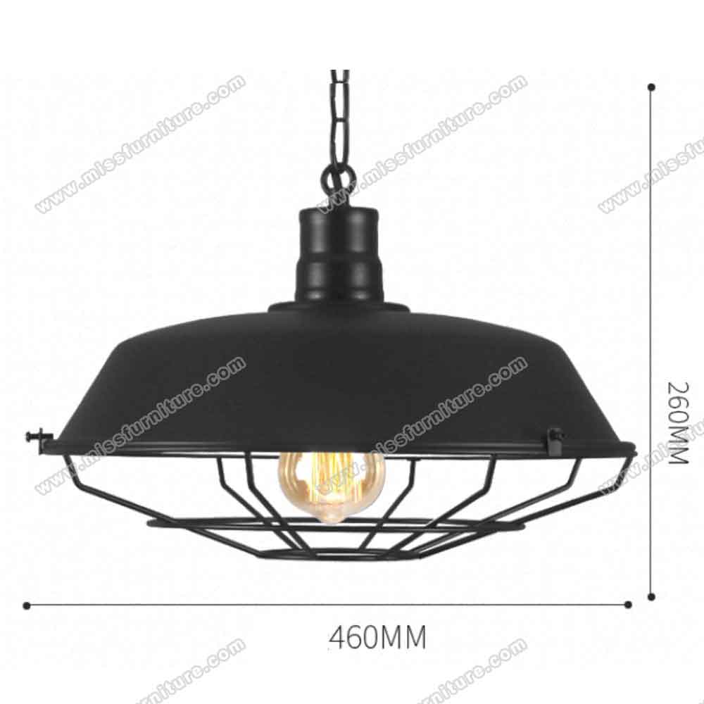 Black semicircular iron with wire american retro diner pendant lights, classic retro dining room/diner semicircular black pendant lights
,American 1950s retro diner pendant lights R-89412